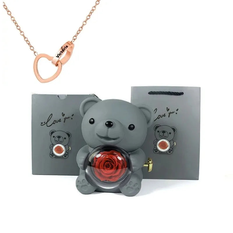 Rose Teddy Gift