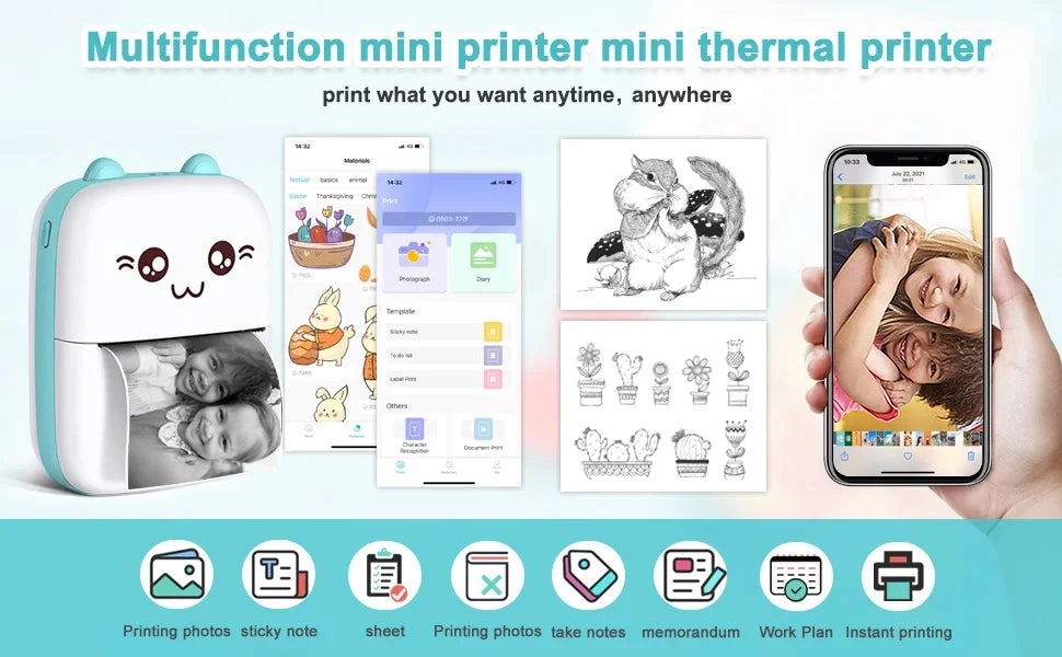 Mini Bluetooth Printer