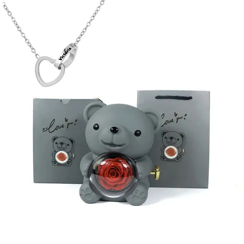 Rose Teddy Gift