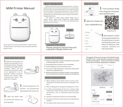 Mini Bluetooth Printer